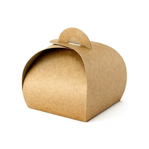 Pudełko kraft 10szt 8,5x8,5x7cm PUDP21 PartyDeco