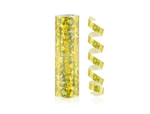 Serpentyna holograficzna - złota 18 szt. Godan_69330