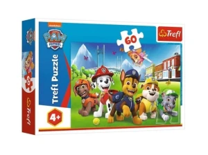 Puzzle 60 elementów Paw Patrol na polanie 17375 Trefl