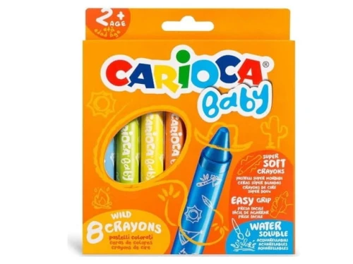 Kredki świecowe Baby 8szt Carioca_69680