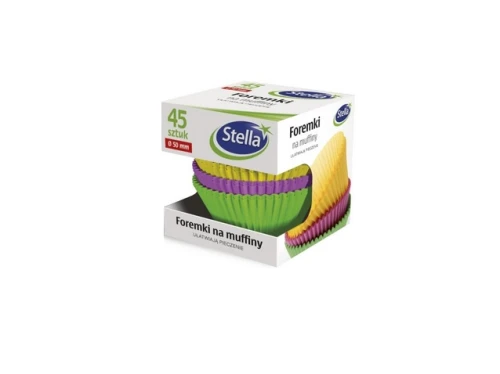 Foremki na muffiny 50mm 45szt Stella_69677