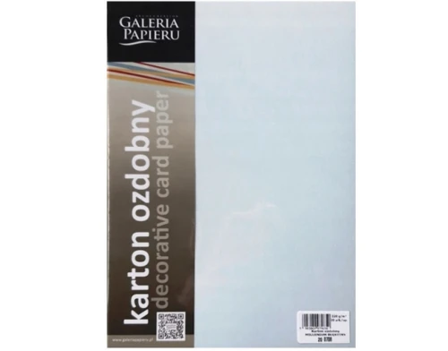 Karton Wizytówkowy A4 220g 20ark Milenium Błękitny Galeria Papieru_70190