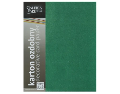 Karton Wizytówkowy A4 240g 20ark Mika Zielony Galeria Papieru_78337
