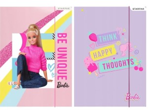 Teczka szkolna z gumką A4 Barbie Starpak 