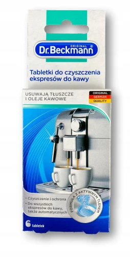 Tabletki do czyszczenia ekspresu do kawy 6 tabletek Dr. Beckmann_70389