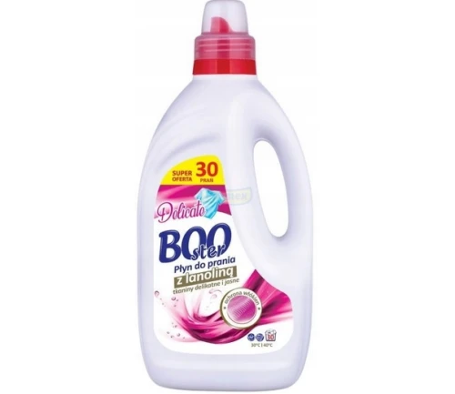 Płyn do prania delikatnych tanin z Lanoliną 1,5L Booste_71266