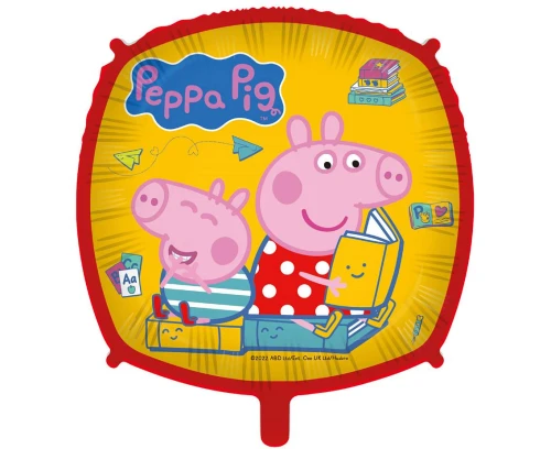 Balon foliowy 43cm Świnka Peppa i George Godan_71138