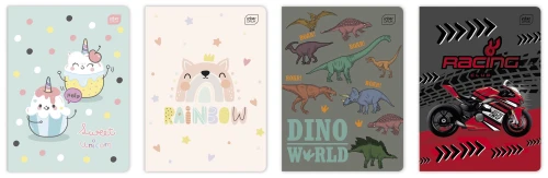 Zeszyt A5 16 kartek kratka plastikowa oprawa Magiczny PP Interdruk_71463