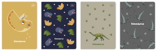 Zeszyt A5 16 kartek linia kolorowa Dinozaury Interdruk_71472