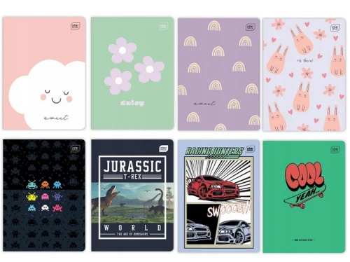 Zeszyt A5 16 kartek dwukolorowa linia Interdruk_82665