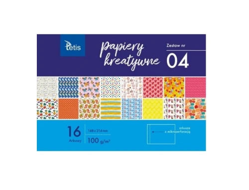 Papiery kreatywne zestaw nr 04 A5 KB029-04 Tetis_71696