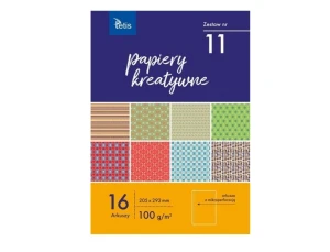 Papiery kreatywne zestaw nr11 A4 KB030-11 Tetis
