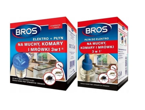 Bros Elektro + płyn na muchy, komary i mrówki 3w1_72196