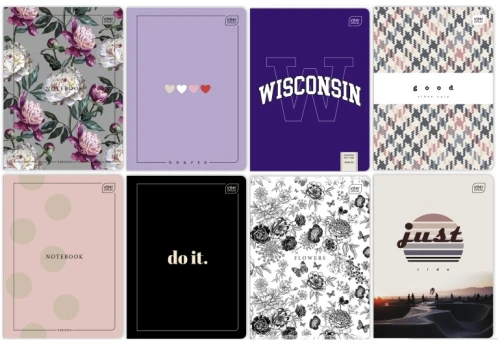 Zeszyt A5 80 kartek kratka mix Interdruk_72959