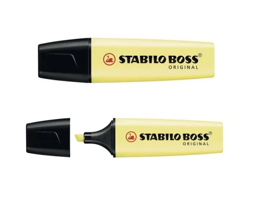 Zakreślacz pastelowy żółty 70-144 Boss Stabilo_73148