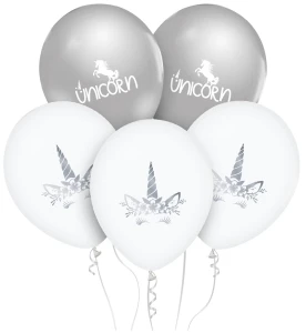 Balony Premium Jednorożec 5szt. 30cm 12"
