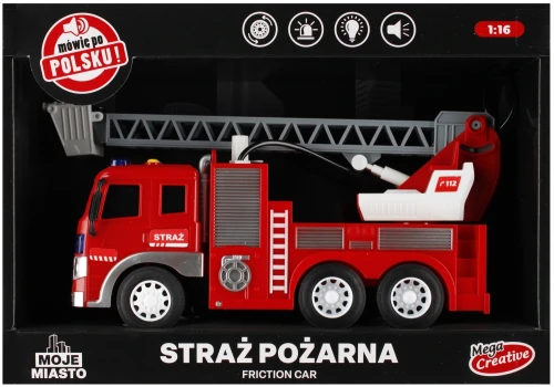 Auto Straż Pożarna z wodą Moje Miasto Mega Creative_73544