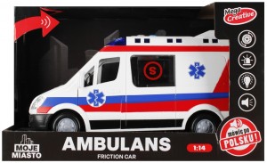 Auto Pogotowie Ratunkowe ambulans 32x19x14 3+ Mega Creative