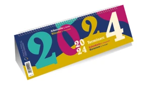 Kalendarz spirala 1/2 A4 poziom T-100-2-18 Michalczyk i Prokop 2024