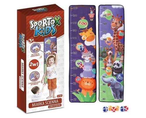 Miarka ścienna + gra w rzutki 2 w 1 Sportox Kids Artyk
_74844