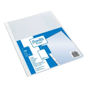 Koszulki krystaliczne A4 100szt 40mic Budget Bantex