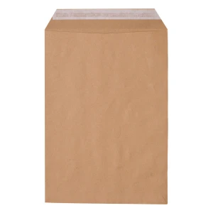 Koperta C4 229x324 HK z paskiem brązowa 250szt