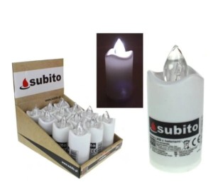Wkład, znicz Led biały - 1 szt. Subito Peper