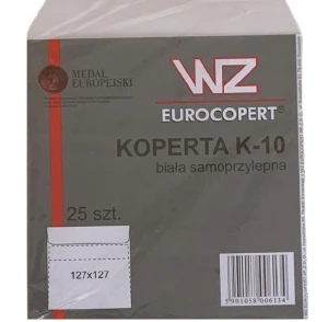 Koperta samoprzylepna na płytę CD biała WZ Eurocopert papierowa