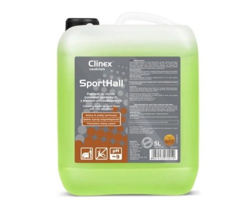 Płyn do mycia PCV linoleum antypoślizgowe SportHall 5L Clinex_75556