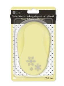 Dziurkacz dekoracyjny 76mm Śnieżynki DP Craft