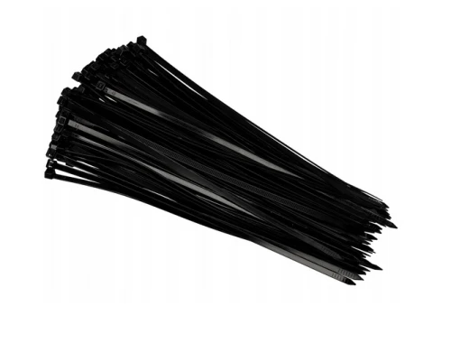 Opaski kablowe czarne 25cm 100szt Ecolight_75734