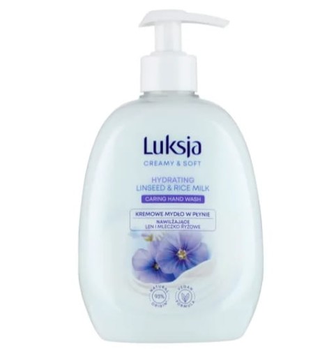 Mydło w płynie len i mleczko ryżowe 500ml Luksja (id: 14742)