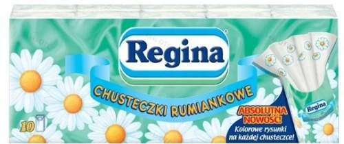 Chusteczki higieniczne 10opakowań 4W rumiankowe Regina_75787