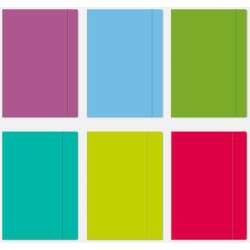 Teczka z gumką A4 Fluo Mix Interdruk