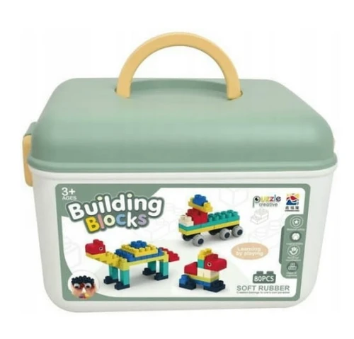 Klocki Konstrukcyjne Junior Soft 80EL 3+ Mega Creative 502454_75888