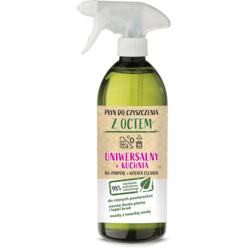 Płyn do czyszczenia z octem 750ml uniwersalny + kuchnia Gold Drop_75963