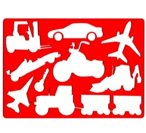 Szablon do odrysowania KOH-I-NOOR POJAZDY 9820/9