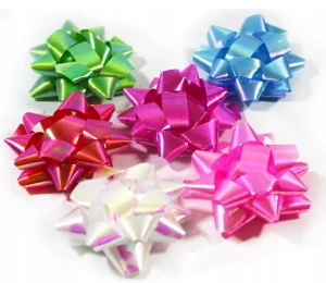 Zestaw wstążek samoprzylepnych , holograficznych  6 szt.