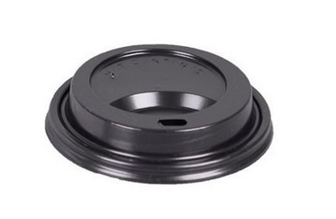 Przykrywka do kubka papierowego 400ml - 100szt HLS90 czarna 90mm37720_78260