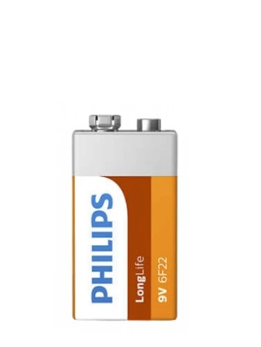 Bateria 9V 6F22 Long life Philips_76305