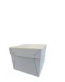 Opakowanie Na Tort Karton Białe 30x30x25 cm 2-częśćiowe RK7365 _76330