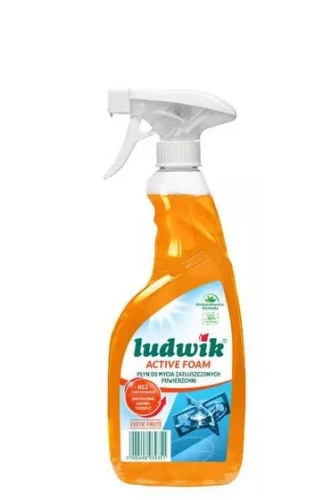 Płyn do mycia zatłuszczonych powierzchni egzotyczne owoce 600ml Ludwik Active _76401
