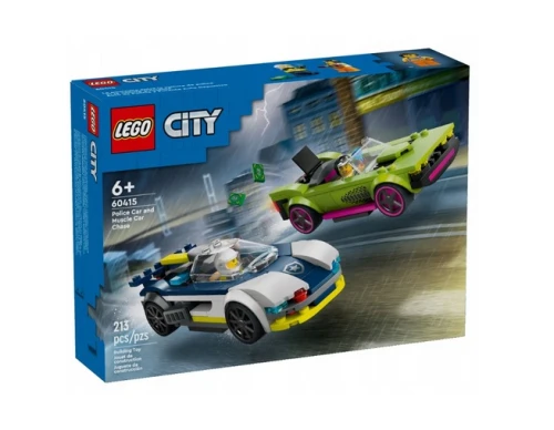 Klocki konstrukcyjne Lego City Pościg Radiowozu za Muscle Carem 6+ 60415_76445