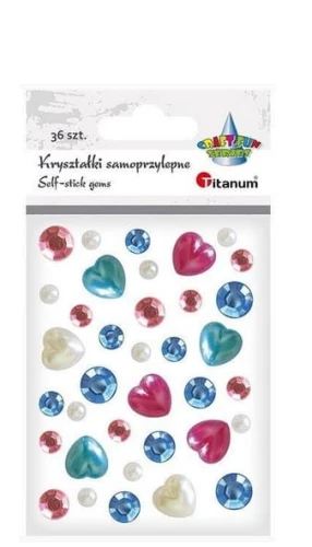 Kryształki samoprzylepne 36szt 506538 Titanum_76678
