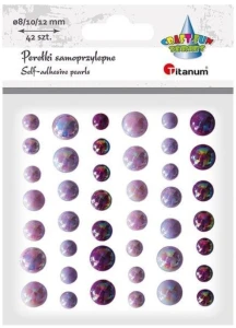 Perełki Samoprzylepne  Titanum 108 szt