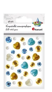 Kryształki samoprzylepne 36szt  506541 Titanum