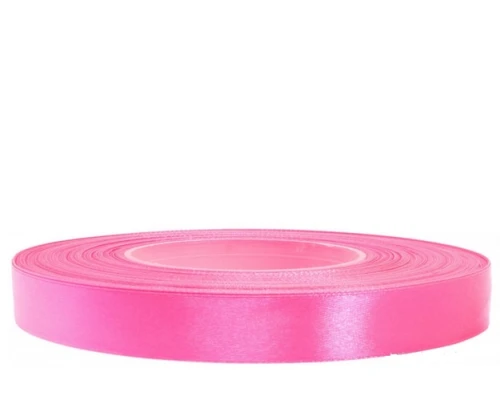 Wstążka satynowa 12mm x 32mb intensywnie różowa 8040 Aksa _76742