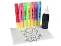 Farby witrażowe 7szt. x 10ml Titanum 
_76758