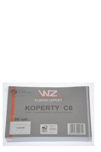 Koperta biała C6 SK 50szt. WZ