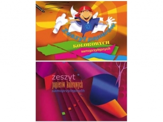 Papier Kolorowy A4 Samoprzylepny 8k Kreska_53659